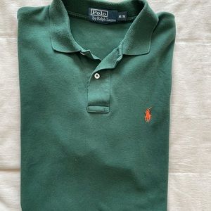 Mens Polo By Ralph Lauren Hunter Green Polo